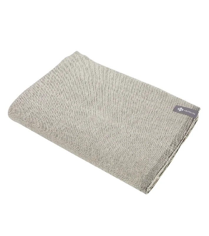 Stretch In Comfort With Affordable Yoga Gear Halfmoon Cotton Yoga Blanket Carbon Weave Stretch In Comfort With Affordable Yoga Gear Halfmoon Cotton Yoga Blanket Carbon Weave