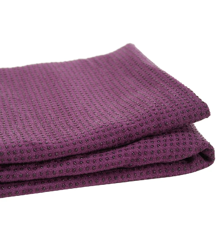 Halfmoon Gripster Mat Towel Plum