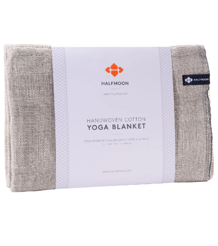 Find Balance With Our Yoga Discounts Halfmoon India Cotton Blanket Stone Weave