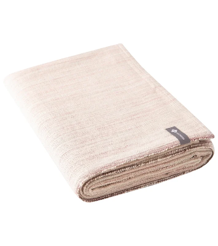Strengthen Your Practice, Lower Your Costs Halfmoon Melange Cotton Yoga Blanket Desert Rose Strengthen Your Practice, Lower Your Costs Halfmoon Melange Cotton Yoga Blanket Desert Rose