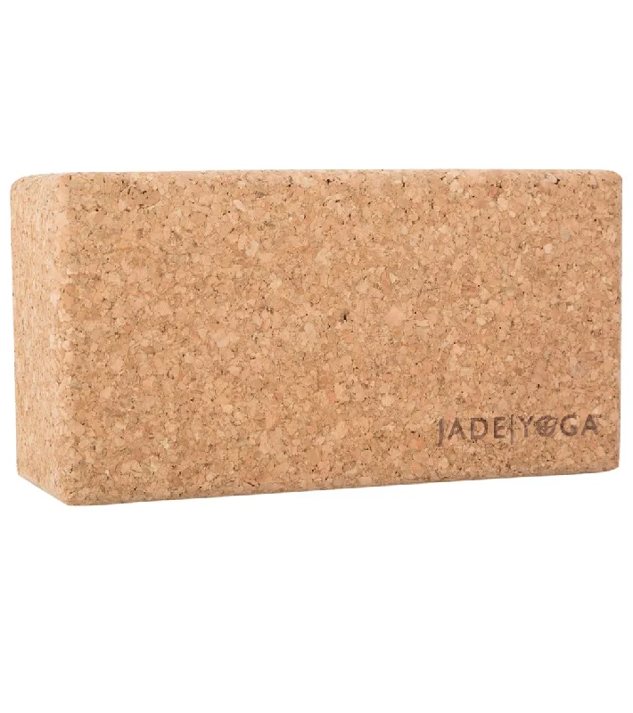 Yoga Essentials At Unbeatable Prices Jade Yoga Cork Yoga Block 3 Inch