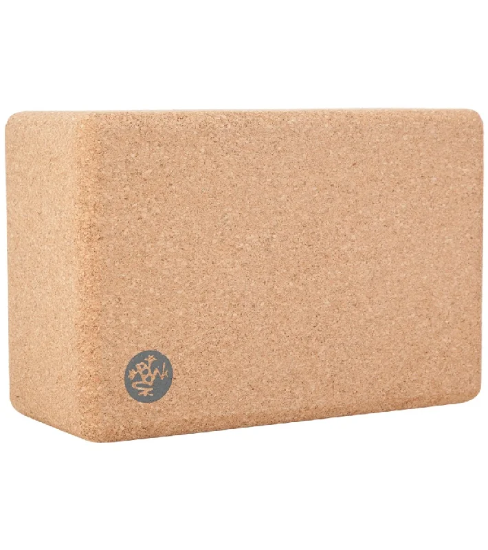 Limited-Time Sale On Premium Yoga Gear Manduka Cork Yoga Block Standard 4 Inch