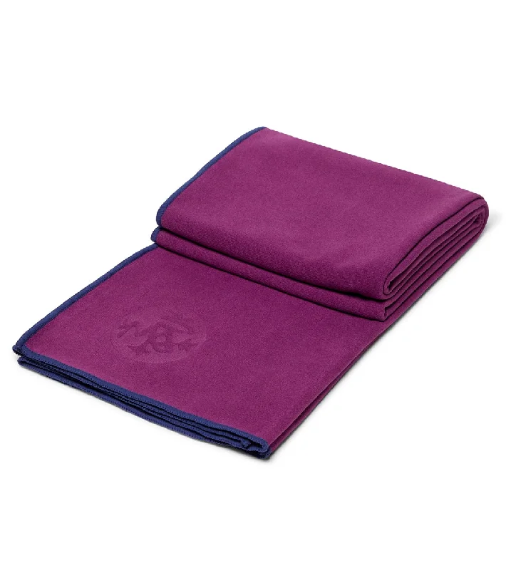 Manduka eQua Yoga Mat Towel Purple Lotus