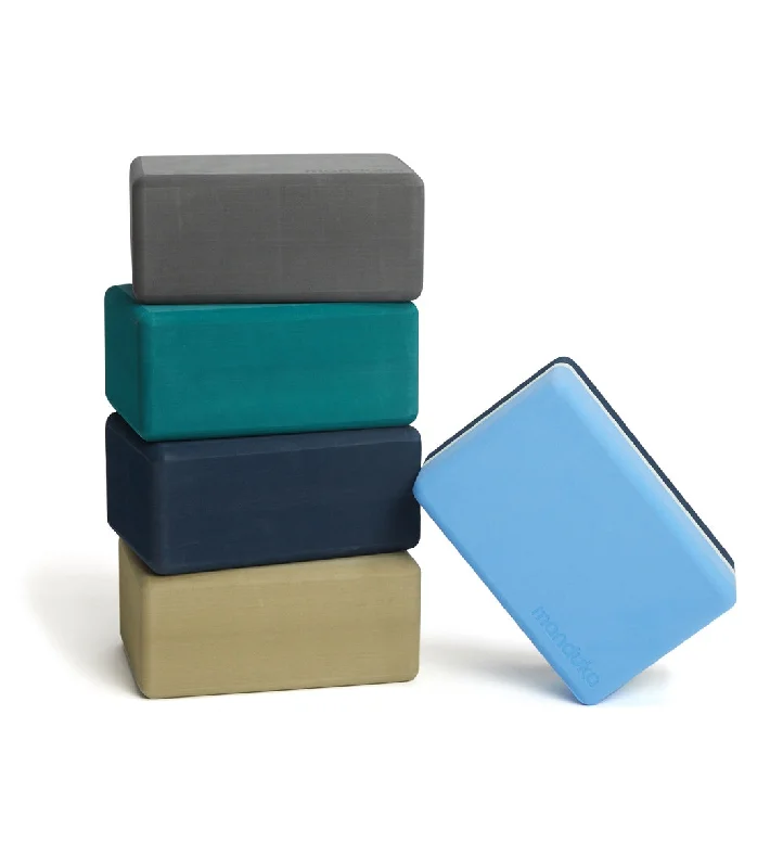 Breathe Deeper, Save Bigger On Yoga Must-Haves Manduka Recycled Foam Yoga Block Elderberry