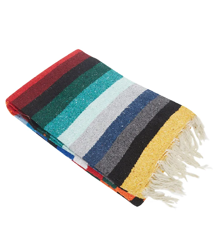 Upgrade Your Practice With Discounted Yoga Props West Path XL Diamond Mexican Yoga Blanket Dark Blue Multicolor Upgrade Your Practice With Discounted Yoga Props West Path XL Diamond Mexican Yoga Blanket Dark Blue Multicolor