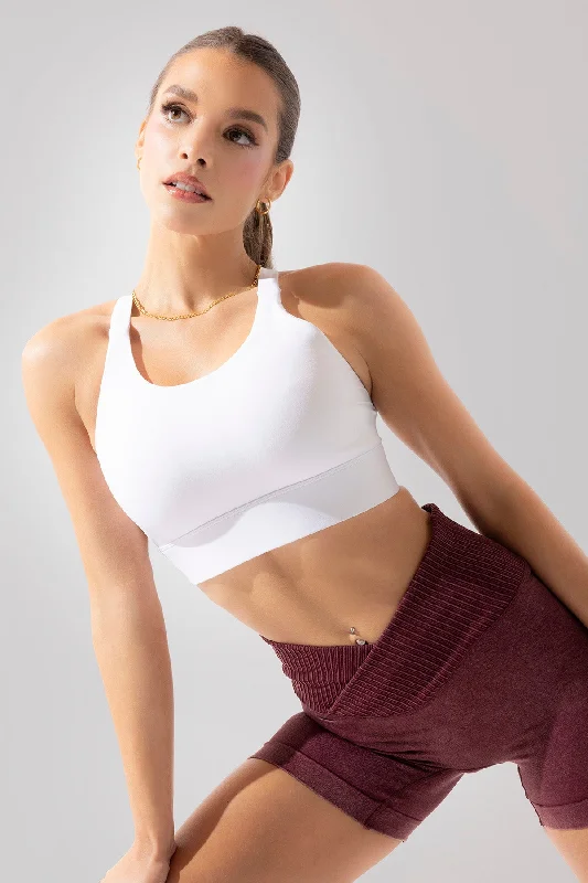 Move Freely With Premium Yoga Clothes At Great Prices Ambition Bra - Pure White