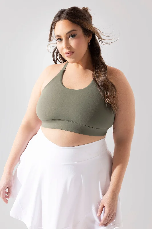Stretch, Move, And Save On Yoga Clothing Ambition Bra - Rustic Olive