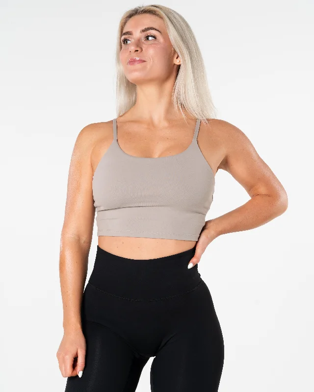 Soft, Supportive Yoga Wear At Unbeatable Savings Core Crop Top - Beige