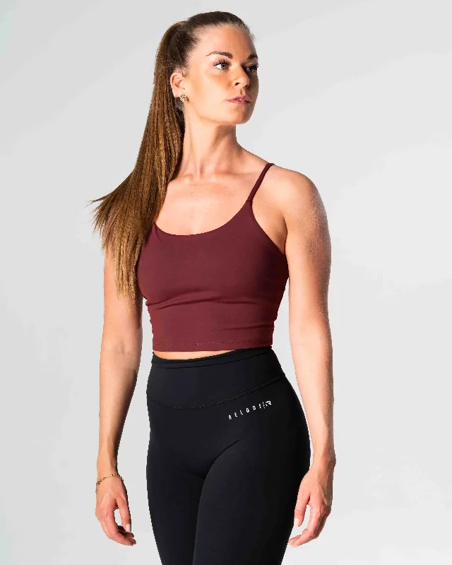 Ultimate Comfort And Style Now At Lower Prices Core Crop Top - Red