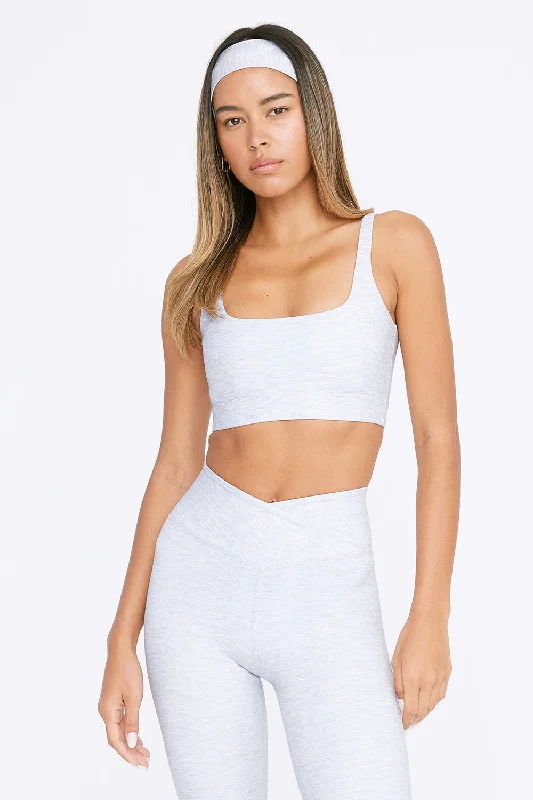 Premium Yoga Wear At Special Discounts DAYFLEX ESSENTIAL SQUARE NECK SPORTS BRA - GREY MARL Premium Yoga Wear At Special Discounts DAYFLEX ESSENTIAL SQUARE NECK SPORTS BRA - GREY MARL