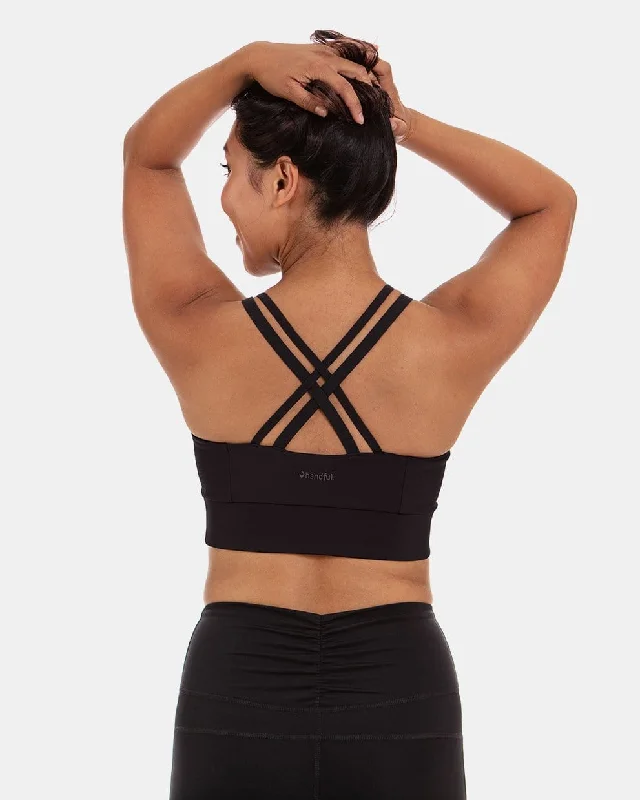 Look And Feel Your Best With Discounted Yoga Clothing Handful Double Down Bra – Booya Black Look And Feel Your Best With Discounted Yoga Clothing Handful Double Down Bra – Booya Black