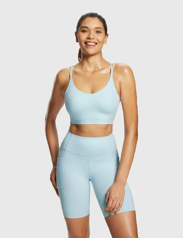 Move With Confidence In Discounted Yoga Outfits Freeleaf Cross-Strap Low-Impact Sports Bra Move With Confidence In Discounted Yoga Outfits Freeleaf Cross-Strap Low-Impact Sports Bra
