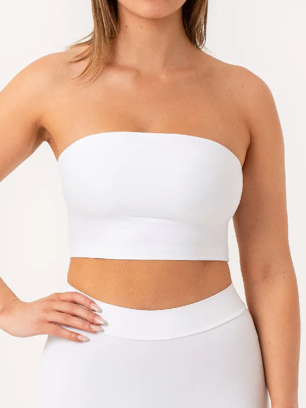 Unmissable Deals On Flexible Yoga Apparel NKD Strapless Tank Bra - White