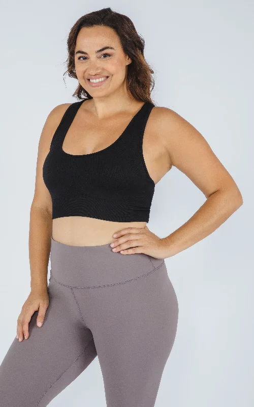 Breathe, Stretch, And Save On Yoga Apparel Plus Seamless Crisscross Back Sports Bra