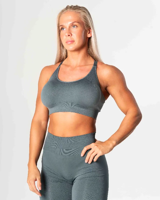 Stretch Your Limits, Not Your Wallet Prime Scrunch Top - Green