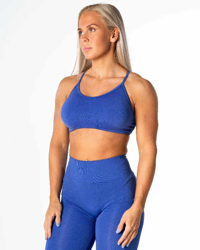 Breathe, Stretch, And Save On Yoga Apparel Prime Seamless Top - Cobalt