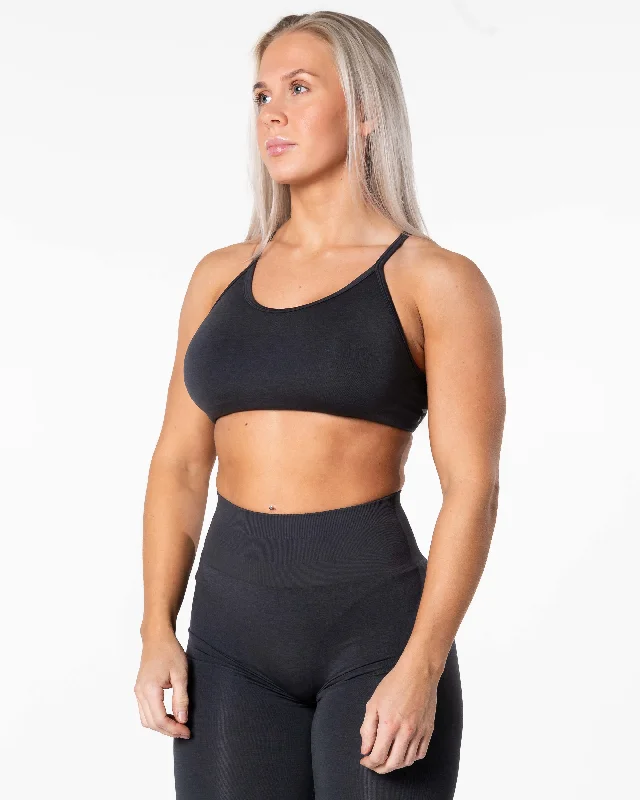 Soft, Supportive Yoga Wear At Unbeatable Savings Prime Seamless Top - Dark Grey
