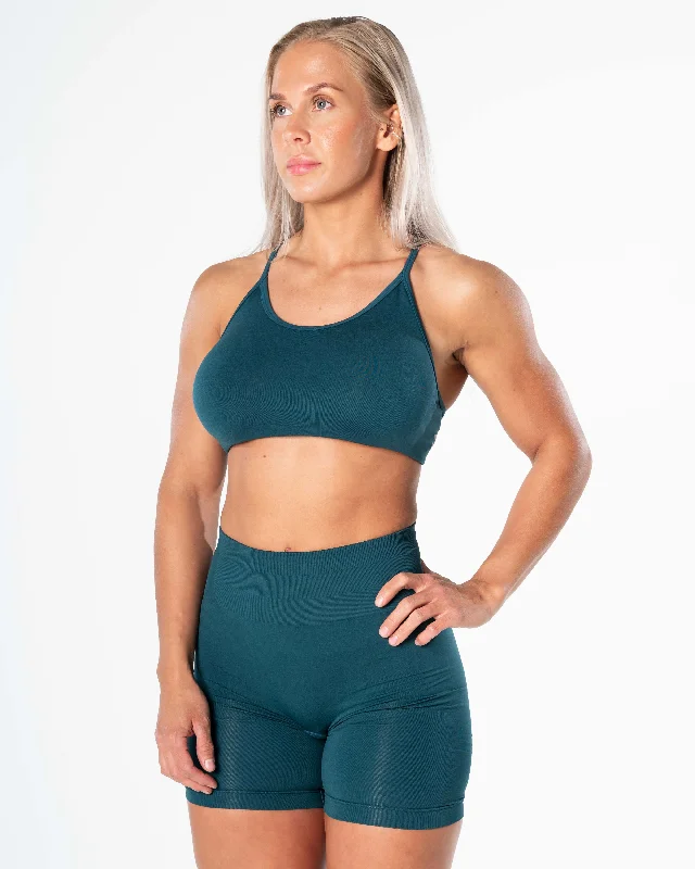 Breathable, Moisture-Wicking, And Budget-Friendly Prime Seamless Top - Teal Green