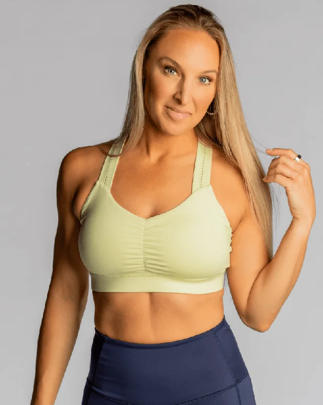 The Yoga Wear Sale You’Ve Been Waiting For Handful Y-Back Bra - Citron