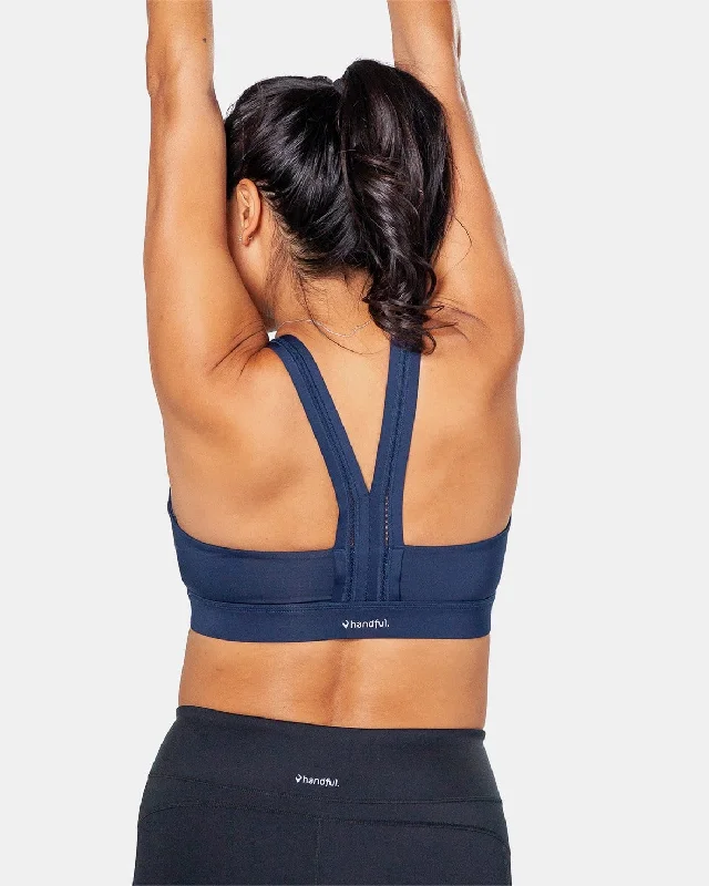 Embrace Comfort With Yoga Wear On Sale Handful Y-Back Bra - Night Swim Navy