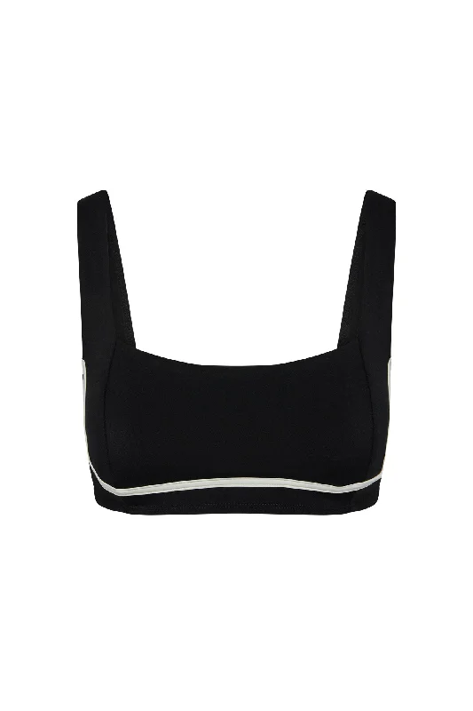 The Yoga Wear Sale You’Ve Been Waiting For Zion Bra - Black/Ivory