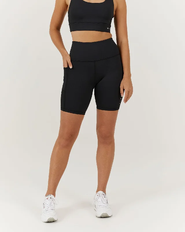 Find Your Perfect Fit With Discounted Yoga Outfits BIKER SHORTS - BLACK