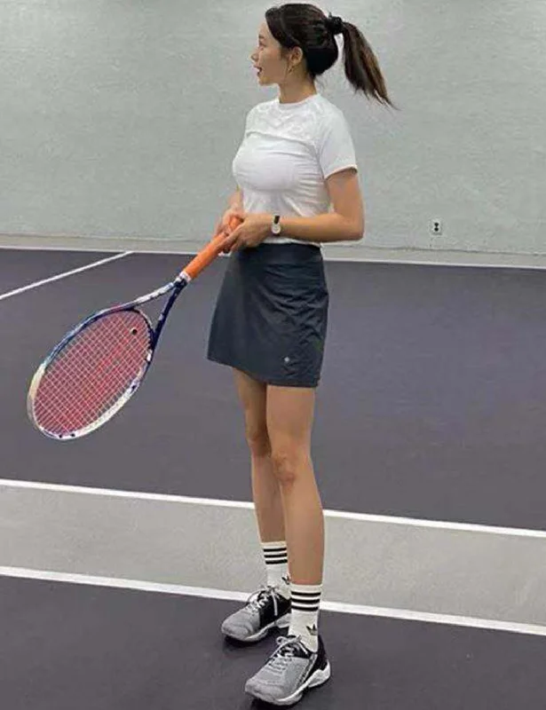 The Perfect Fit At The Perfect Price Athletic Tennis Golf Skort with Pockets Shorts shadowcharcoal ins The Perfect Fit At The Perfect Price Athletic Tennis Golf Skort with Pockets Shorts shadowcharcoal ins