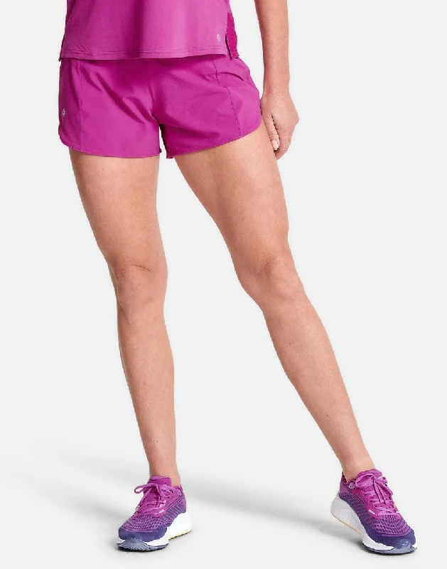 Premium Yoga Wear At Special Discounts Contender 4" Shorts in Party Plum