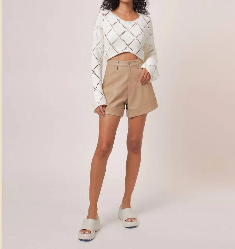 Breathable, Moisture-Wicking, And Budget-Friendly Dela Shorts In Khaki
