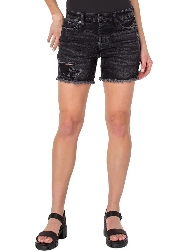 Comfortable, Stylish, And Now More Affordable Dorothy Womens Distressed Raw Hem Denim Shorts Comfortable, Stylish, And Now More Affordable Dorothy Womens Distressed Raw Hem Denim Shorts
