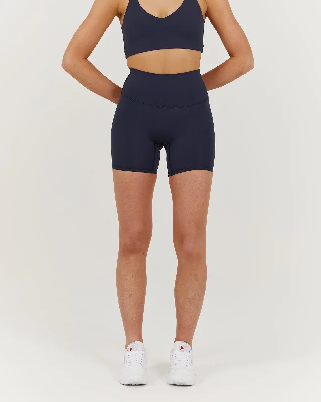 The Yoga Wear Sale You’Ve Been Waiting For LUXE BIKER SHORTS V2 - DEEP NAVY