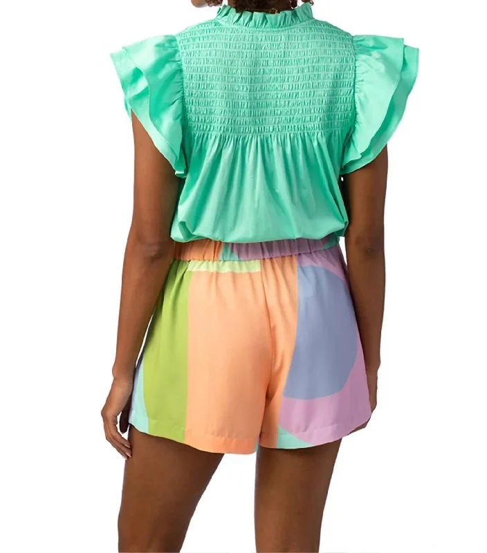 Premium Yoga Wear At Special Discounts Matthew Short In Sunset Colorblock