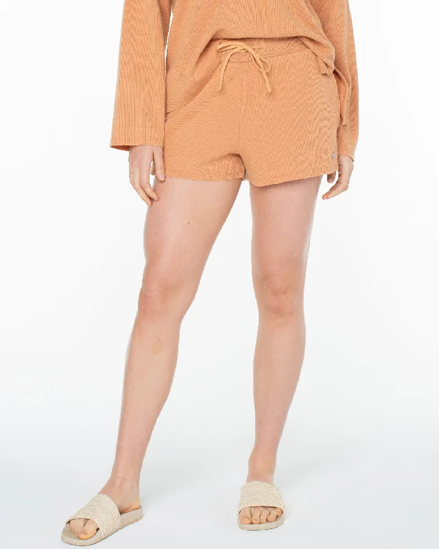 The Best Yoga Wear At The Best Prices Midnight Moon Fleece Shorts - Camel