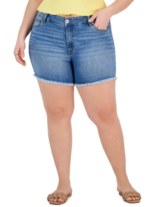 Flow In Comfort With Stylish Discounts Plus The Sugar Womens High Rise Mini Denim Shorts Flow In Comfort With Stylish Discounts Plus The Sugar Womens High Rise Mini Denim Shorts