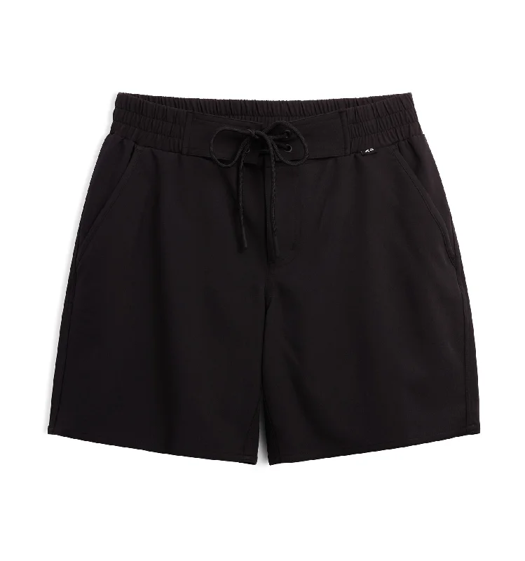 Flex Your Budget With Premium Yoga Clothing Deals Swim 7" Heritage Board Short - Black Flex Your Budget With Premium Yoga Clothing Deals Swim 7" Heritage Board Short - Black