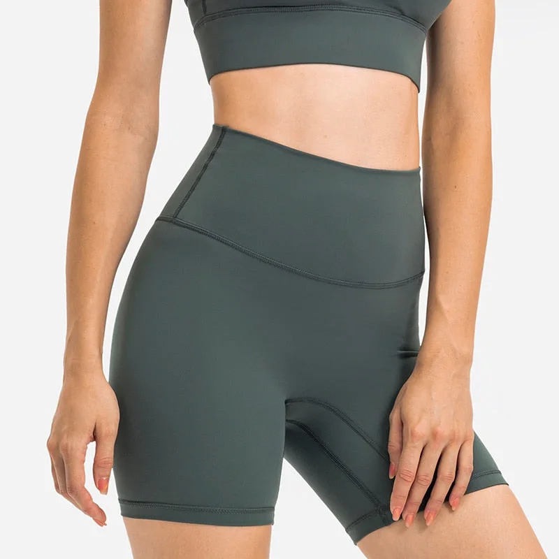 Find Balance In Stylish And Affordable Yoga Wear Women High Waisted Workout Shorts