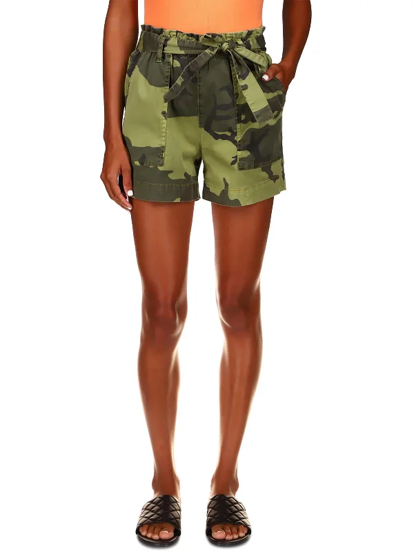From Warm-Ups To Cooldowns, Shop And Save Womens Camouflage Belted High-Waist Shorts From Warm-Ups To Cooldowns, Shop And Save Womens Camouflage Belted High-Waist Shorts