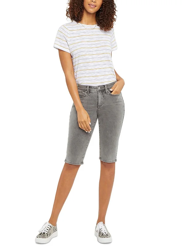 High-Quality Yoga Clothing At Budget-Friendly Prices Womens Denim Stretch Mid-Rise Capri Jeans High-Quality Yoga Clothing At Budget-Friendly Prices Womens Denim Stretch Mid-Rise Capri Jeans