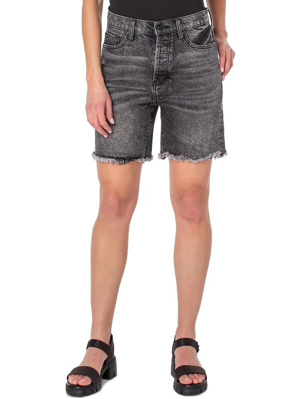 Look And Feel Your Best With Discounted Yoga Clothing Womens High Rise Midi Cutoff Shorts Look And Feel Your Best With Discounted Yoga Clothing Womens High Rise Midi Cutoff Shorts