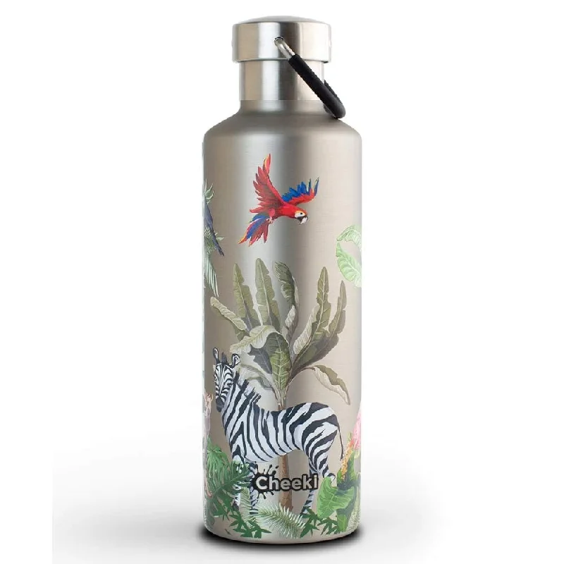 Stay Cool And Comfortable With Yoga Sale Offers Cheeki Insulated Bottle 600ml - Jungle