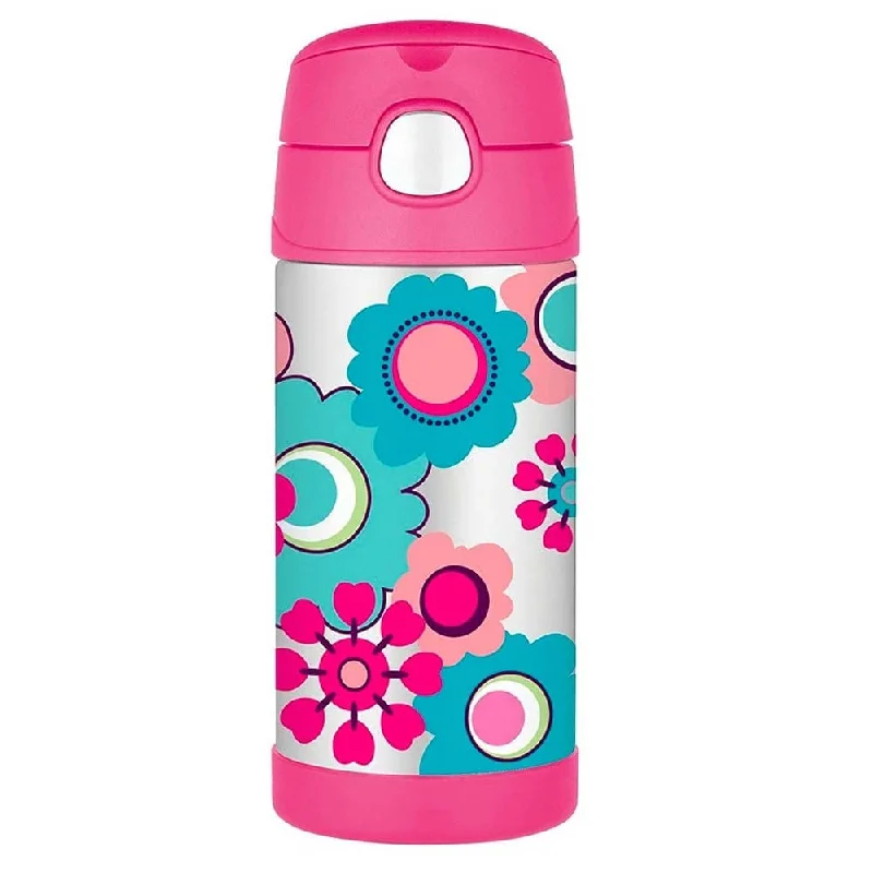 Find Balance With Discounted Yoga Essentials Thermos FUNtainer Insulated Stainless Steel Bottle 355ml - Flower Find Balance With Discounted Yoga Essentials Thermos FUNtainer Insulated Stainless Steel Bottle 355ml - Flower